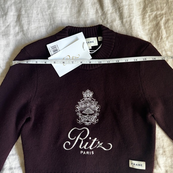 Sold-FRAME x Ritz Paris Cashmere Sweater - Picture 5 of 8